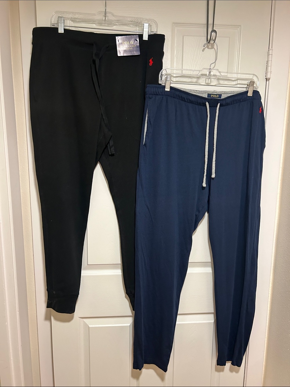 Polo by Ralph Lauren Black Jogger Pants XL NWT & Navy drawstring pant 2XLT